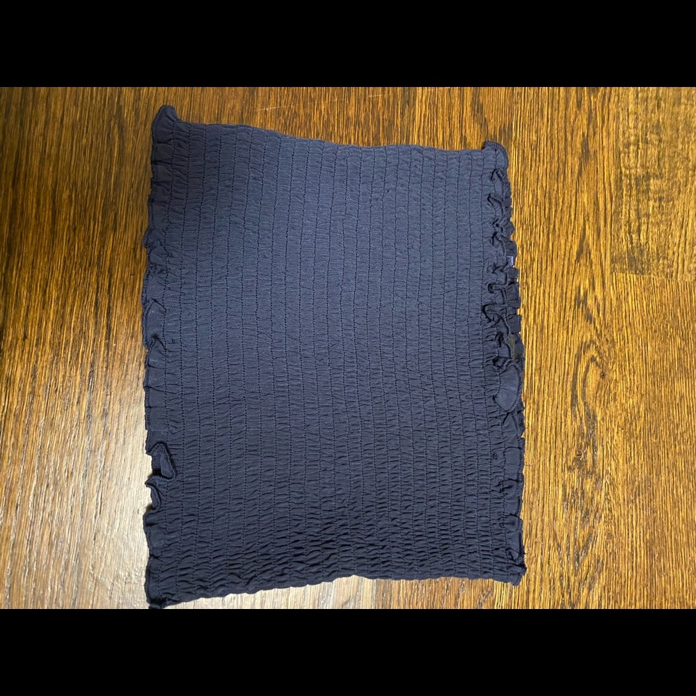 apricot lane navy blue tube top